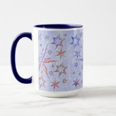 Metalic Starfish Embossed Texturized Cool Sweet Tasse (Links)