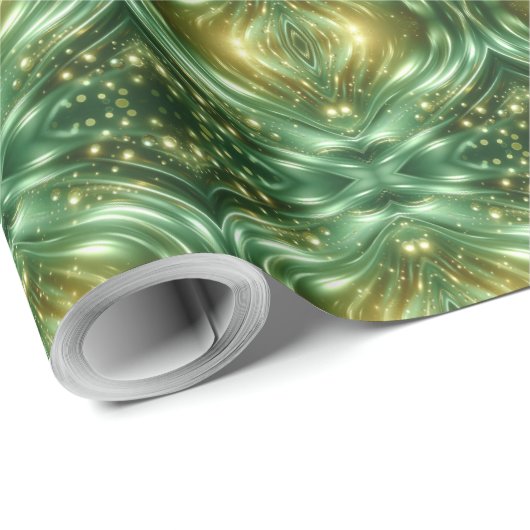 metalicdesign ai image wrapping Paper Geschenkpapier (Rolleneckpunkt)