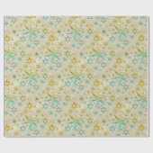 metalische Seesterne mit texturierter cooler Süßig Geschenkpapier (Flach)