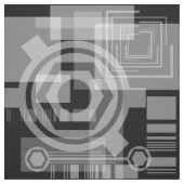 Metalisches geometrisches Gewebe Stoff (Muster)