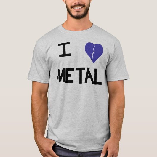 Metall 4 des Herzens I T-Shirt (Vorderseite)