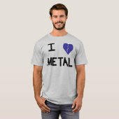 Metall 4 des Herzens I T-Shirt (Vorne ganz)
