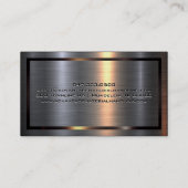 Metall Aluminium | Advantage Material Handling Visitenkarte (Rückseite)