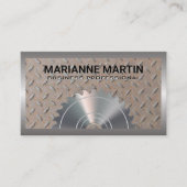 Metall-Aluminium-Stahl | Industriegewerbe Visitenkarte (Vorderseite)