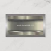 Metall an der Metallgrenze Visitenkarte (Rückseite)