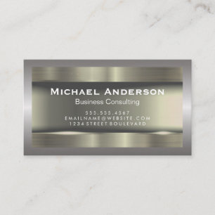 Metall an der Metallgrenze Visitenkarte
