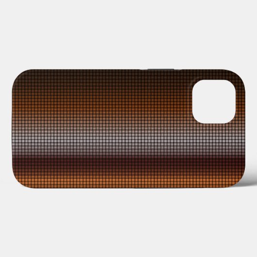 Metall: Bronze-Metal-Weave High Res Case-Mate iPhone Hülle (Rückseite (Horizontal))