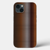 Metall: Bronze-Metal-Weave High Res Case-Mate iPhone Hülle (Rückseite)