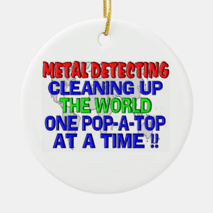 Metall, das die Welt (Pop-EIN-Spitze) ermittelt, Keramikornament