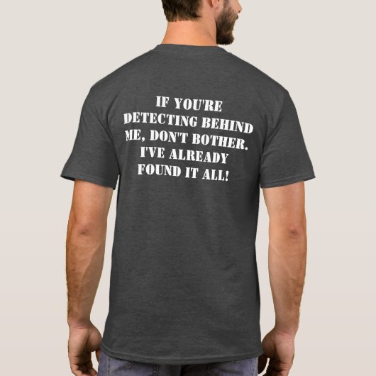 Metall, das Ruhestandsplan ermittelt T-Shirt (Rückseite)