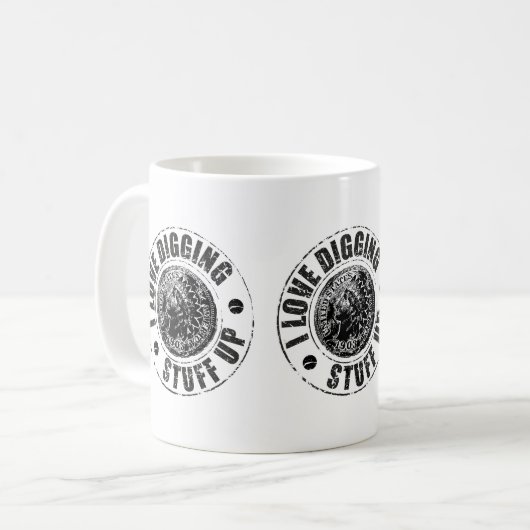 Metall, das Tasse, ein ideales Geschenk ermittelt Kaffeetasse (Vorderseite Links)