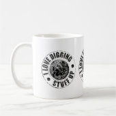 Metall, das Tasse, ein ideales Geschenk ermittelt Kaffeetasse (Links)