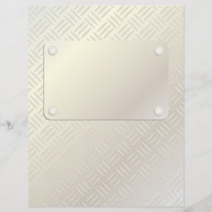 Metall-Diamantmuster Flyer