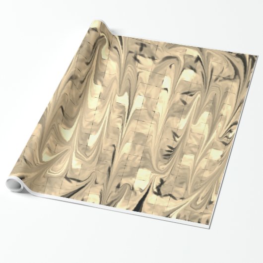 Metall Fudge glänzendes Verpackungspapier Geschenkpapier (Ungerollt)