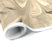 Metall Fudge glänzendes Verpackungspapier Geschenkpapier (Rolleneckpunkt)