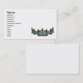 Metall gebogener Zaun Visitenkarte (Vorne/Hinten)