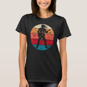 Metall-Gitarrespieler E-Gitarre Musik Vintage T-Shirt