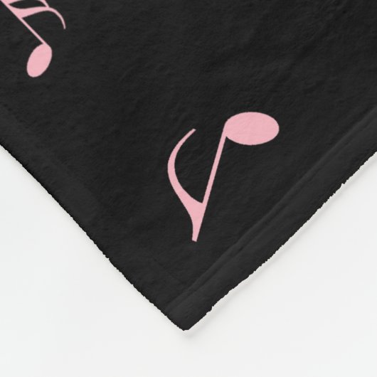 Metall, glänzend, muster, musik, note, elegan fleecedecke (Ecke)