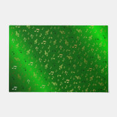 Metall, glänzend, muster, musik, note, elegant, fußmatte (Vorderseite)