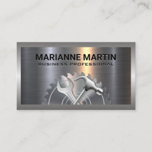 Metall Hammer-Schraubenschlüssel Visitenkarte