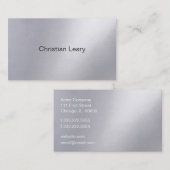 Metall II Visitenkarte (Vorne/Hinten)