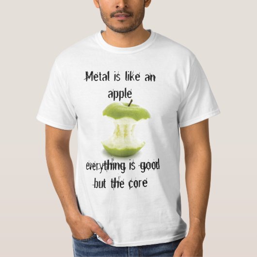 Metall ist wie Apple T-Shirt (Vorderseite)