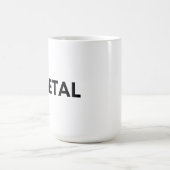 Metall Kaffeetasse (Mittel)