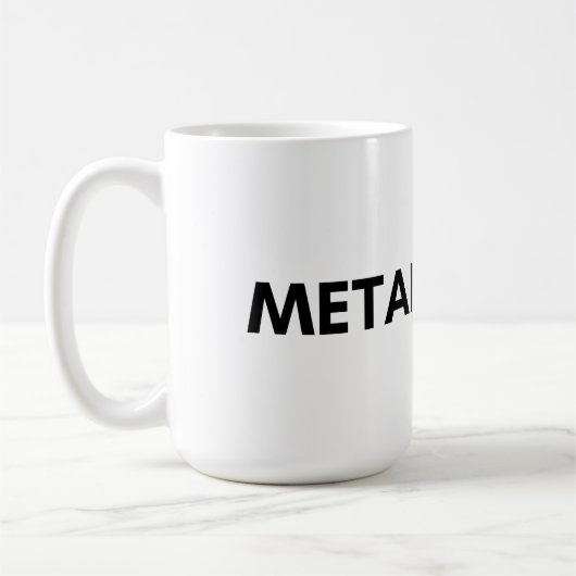 Metall Kaffeetasse (Links)