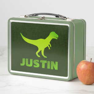 Metall-Lunchbox mit Dinosaurier-Aufdruck für Kinde Metall Brotdose