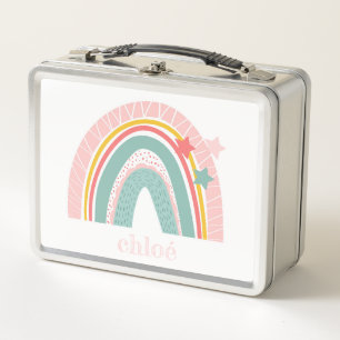 METALL LUNCHBOX: RAINBOW + STARS BROTDOSE