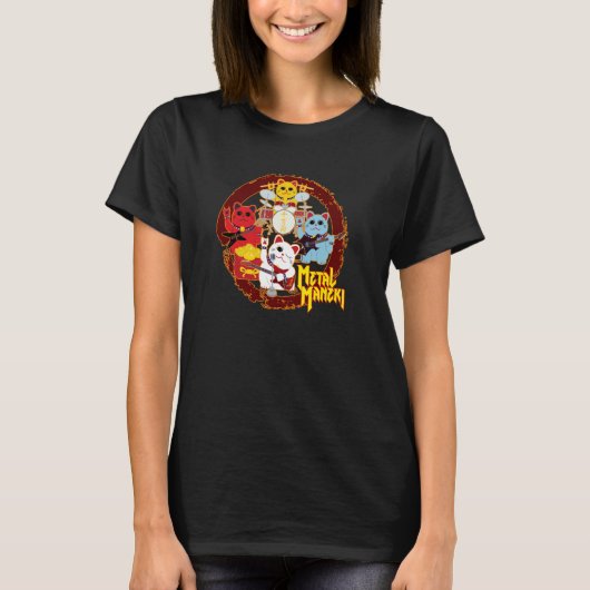 Metall Maneki T-Shirt (Vorderseite)