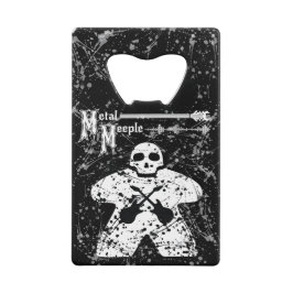 Metall Meeple - cm-Flaschen-Öffner Kreditkartenflaschenöffner