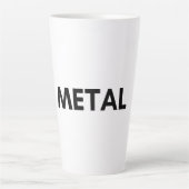 Metall Milchtasse (Vorderseite)