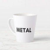 Metall Milchtasse (Linke Ecke)