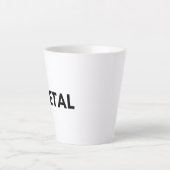 Metall Milchtasse (Vorderseite)