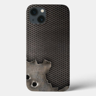 Metall mit Einschusslochhintergrund Case-Mate iPhone Hülle