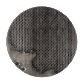 Metall mit Einschusslochhintergrund Schneidebrett (Vorderseite)