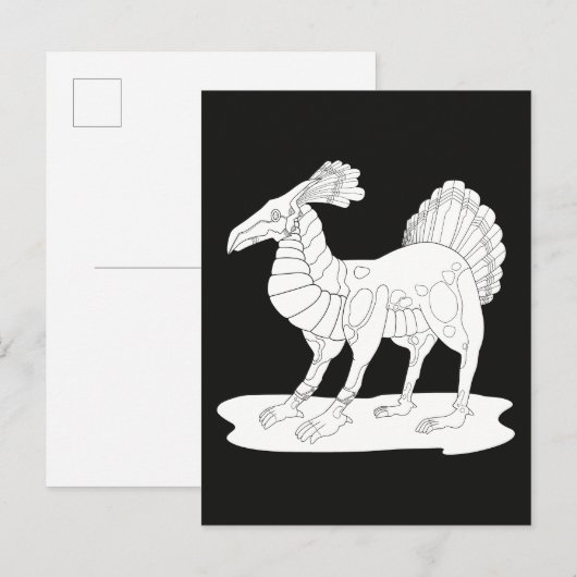 Metall-Monster Postkarte (Vorne/Hinten)