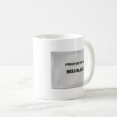 Metall-Namensschild Kaffeetasse (VorderseiteRechts)