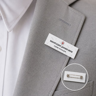 Metall-Namensschilder. Laser graviert. Gleicher Ta Namensschild