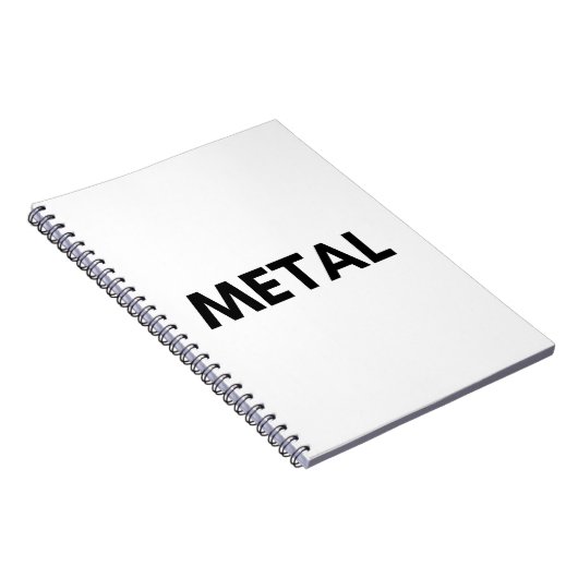 Metall Notizblock (Rechte Seite)