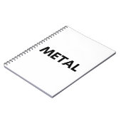 Metall Notizblock (Linke Seite)
