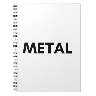 Metall Notizblock
