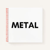 Metall Notizblock (Vorderseite)