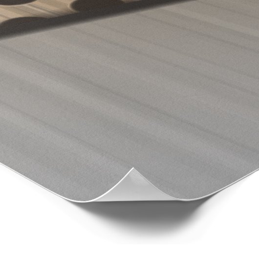 Metall Poster (Ecke)