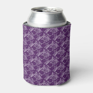 Metall-Rose-08-Lila-DRINK CAN COOLER Dosenkühler