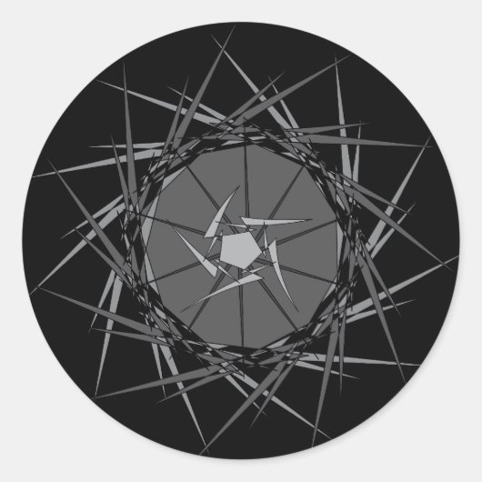 Metall Runder Aufkleber (Vorderseite)