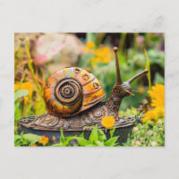 Metall-Schneckengarten-Ornament