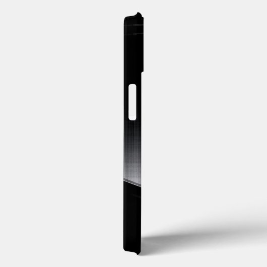 Metall-Schwarz-Design lackierte Aluminium-Look Case-Mate iPhone Hülle (Rückseite / Rechts)