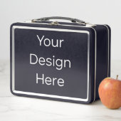 Metall-Schwarze Lunchbox (Beispiel)